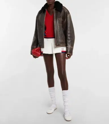 Miu Miu Low-rise jersey miniskirt | Thumbnail 5 Miu Miu Low-rise jersey miniskirt | Thumbnail 5