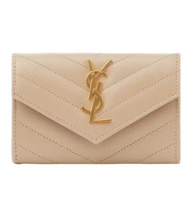 Saint Laurent Monogram Small leather wallet