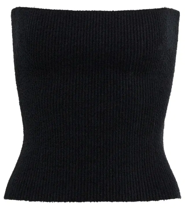 Wardrobe.NYC Wardrobe. NYC Strapless ribbed cotton top