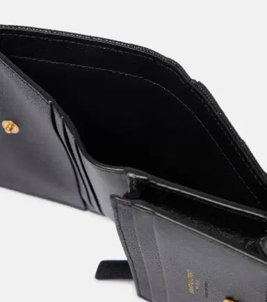 Saint Laurent Cassandre leather flap card case | Thumbnail 2