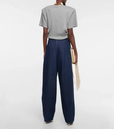 Magda Butrym Cropped cotton-blend T-shirt | Thumbnail 4