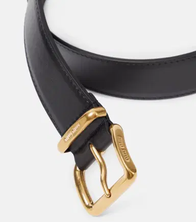 Miu Miu Leather belt | Thumbnail 2 Miu Miu Leather belt | Thumbnail 2