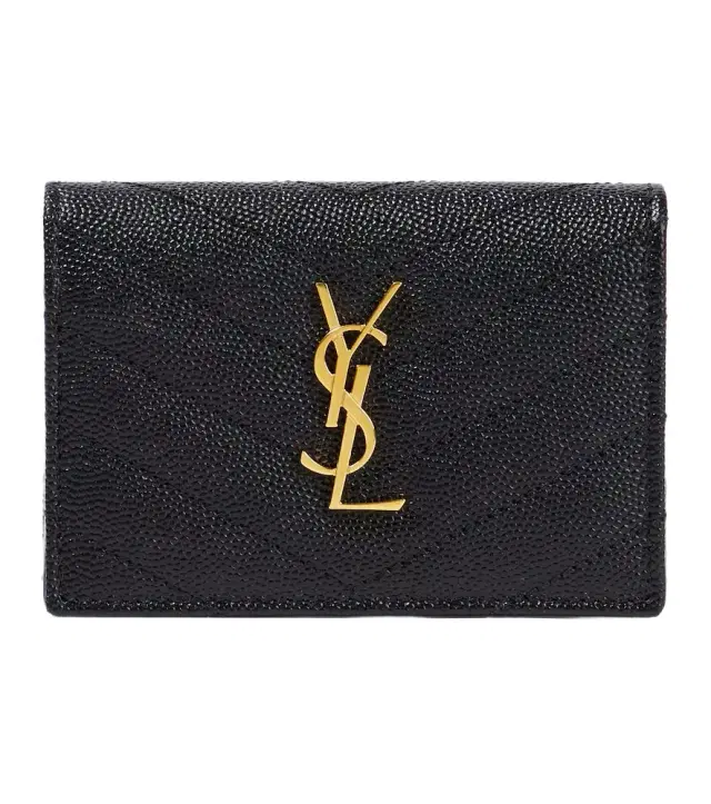 Saint Laurent Cassandre matelassé leather card case