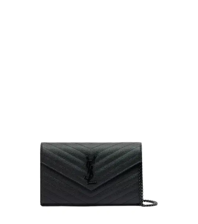 Cassandre matelassé leather wallet on chain