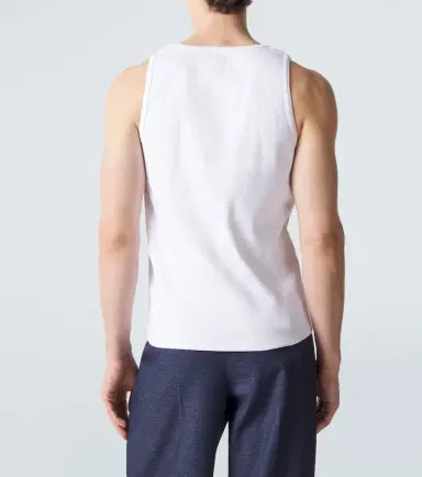 Bottega Veneta Ribbed-knit cotton-blend tank top | Thumbnail 2