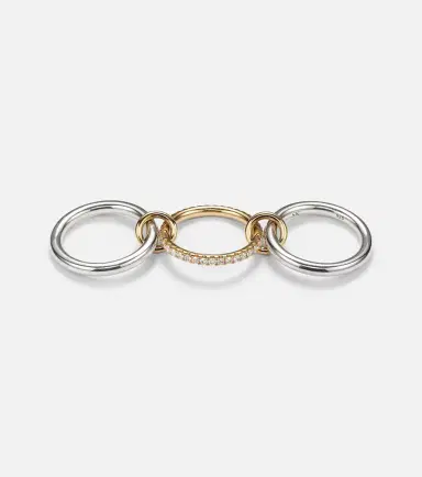 Spinelli Kilcollin Libra sterling silver and 18kt gold ring with diamonds | Thumbnail 5 Spinelli Kilcollin Libra sterling silver and 18kt gold ring with diamonds | Thumbnail 5