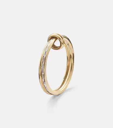 Spinelli Kilcollin Callisto 18kt gold linked rings with white diamonds | Thumbnail 2 Spinelli Kilcollin Callisto 18kt gold linked rings with white diamonds | Thumbnail 2