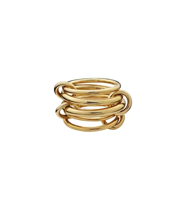 Spinelli Kilcollin Aquarius 18kt gold linked rings