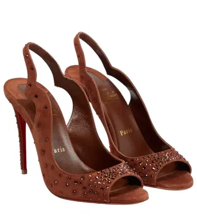 Christian Louboutin Nudes Degrachick suede sandals | Thumbnail 1 Christian Louboutin Nudes Degrachick suede sandals | Thumbnail 1
