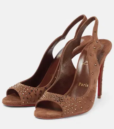 Christian Louboutin Nudes Degrachick suede sandals | Thumbnail 2