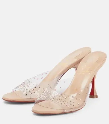 Christian Louboutin Nudes Degramule embellished mules | Thumbnail 3 Christian Louboutin Nudes Degramule embellished mules | Thumbnail 3