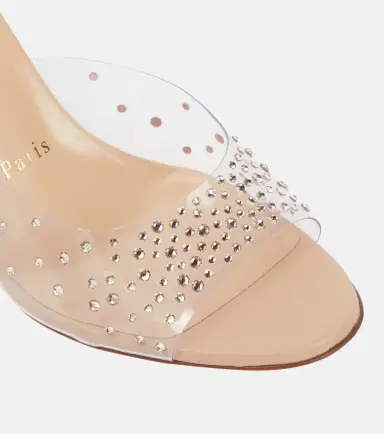 Christian Louboutin Nudes Degramule embellished mules | Thumbnail 4 Christian Louboutin Nudes Degramule embellished mules | Thumbnail 4