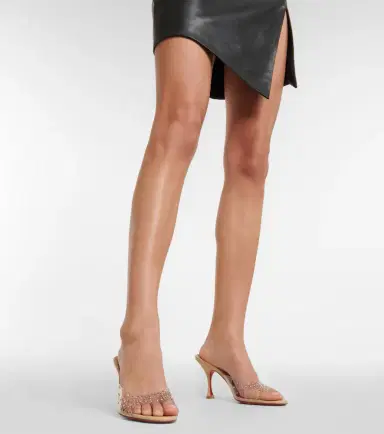 Christian Louboutin Nudes Degramule embellished mules | Thumbnail 5 Christian Louboutin Nudes Degramule embellished mules | Thumbnail 5