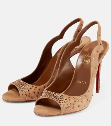 Christian Louboutin Nudes Degrachick suede sandals | Thumbnail 3