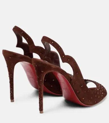 Christian Louboutin Nudes Degrachick suede sandals | Thumbnail 3 Christian Louboutin Nudes Degrachick suede sandals | Thumbnail 3