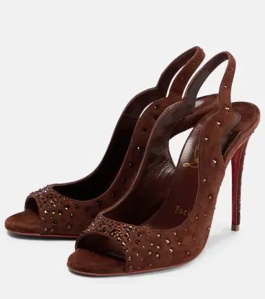 Christian Louboutin Nudes Degrachick suede sandals | Thumbnail 4 Christian Louboutin Nudes Degrachick suede sandals | Thumbnail 4