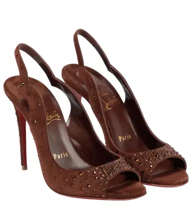 Christian Louboutin Nudes Degrachick suede sandals | Thumbnail 1 Christian Louboutin Nudes Degrachick suede sandals | Thumbnail 1