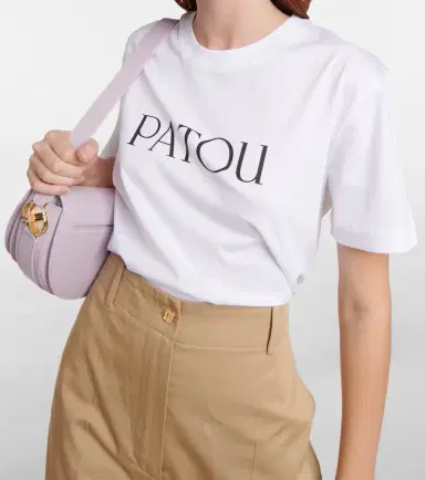 Patou Logo cotton jersey T-shirt | Thumbnail 2