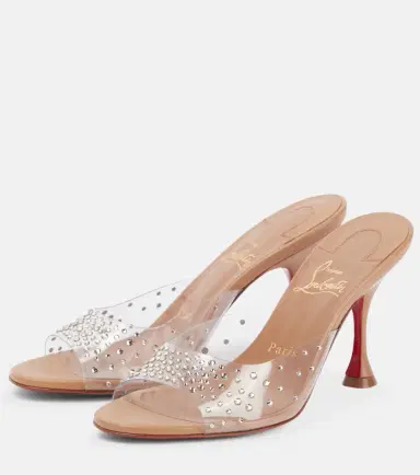 Christian Louboutin Nudes Degramule embellished mules | Thumbnail 2
