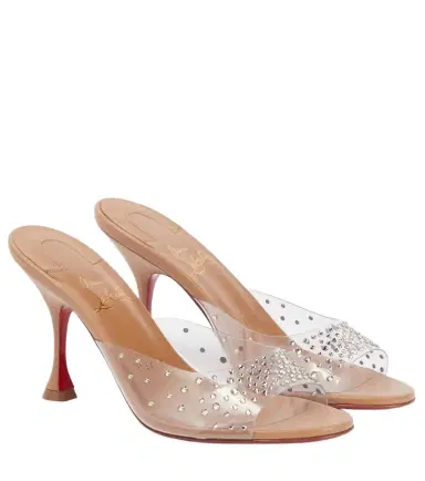 Christian Louboutin Nudes Degramule embellished mules | Thumbnail 1