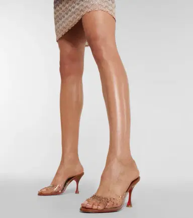 Christian Louboutin Nudes Degramule embellished mules | Thumbnail 5 Christian Louboutin Nudes Degramule embellished mules | Thumbnail 5