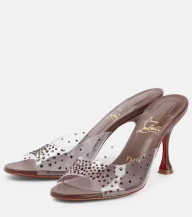 Christian Louboutin Nudes Degramule embellished mules | Thumbnail 3 Christian Louboutin Nudes Degramule embellished mules | Thumbnail 3