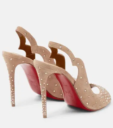Christian Louboutin Nudes Degrachick suede sandals | Thumbnail 2 Christian Louboutin Nudes Degrachick suede sandals | Thumbnail 2