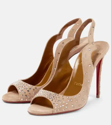 Christian Louboutin Nudes Degrachick suede sandals | Thumbnail 3 Christian Louboutin Nudes Degrachick suede sandals | Thumbnail 3