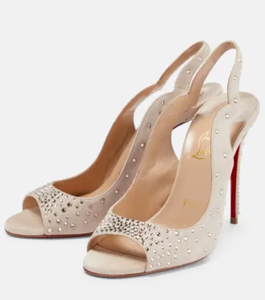 Christian Louboutin Nudes Degrachick suede sandals | Thumbnail 4