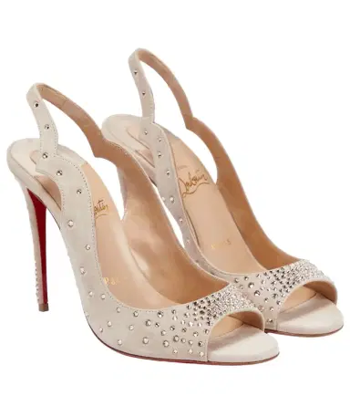 Christian Louboutin Nudes Degrachick suede sandals | Thumbnail 1