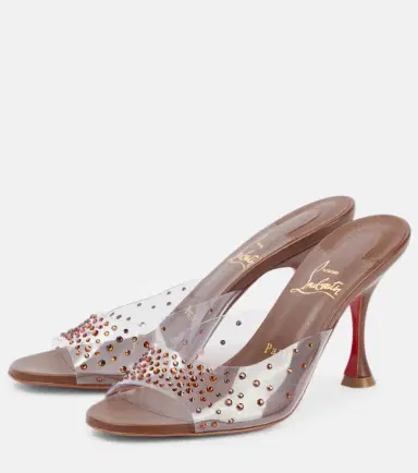 Christian Louboutin Nudes Degramule embellished mules | Thumbnail 2 Christian Louboutin Nudes Degramule embellished mules | Thumbnail 2