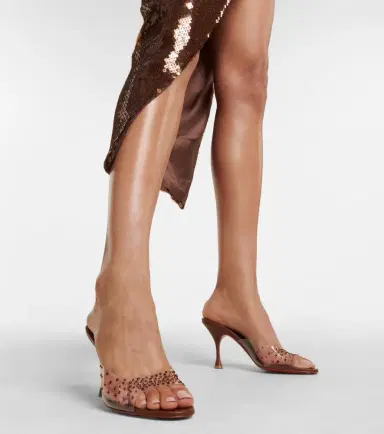 Christian Louboutin Nudes Degramule embellished mules | Thumbnail 5 Christian Louboutin Nudes Degramule embellished mules | Thumbnail 5