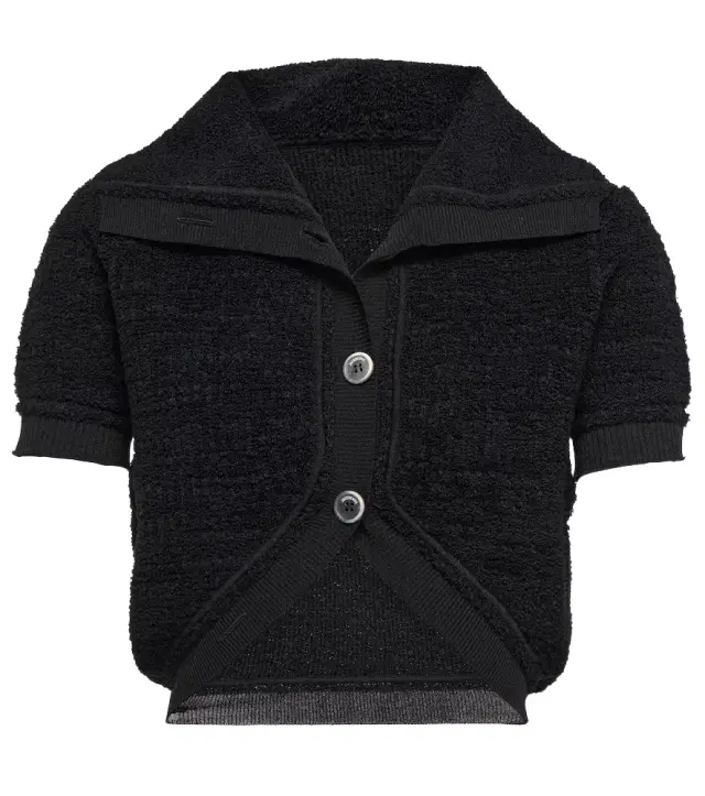 Jacquemus Le Cardigan Campana knit crop top