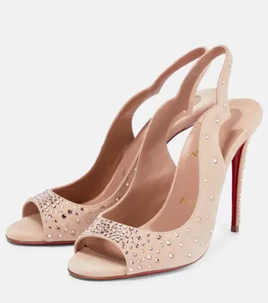 Christian Louboutin Nudes Degrachick suede sandals | Thumbnail 2