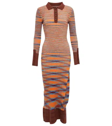Jacquemus La Robe Zucca cotton-blend midi dress | Thumbnail 1