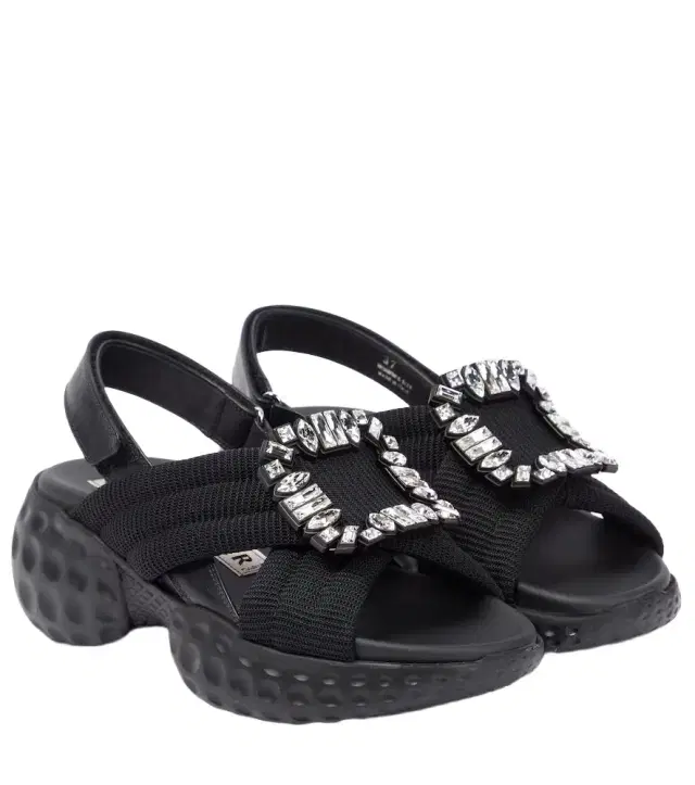 Roger Vivier Viv' Run embellished sandals