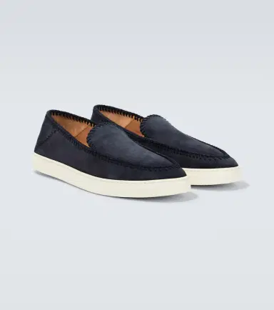 Giorgio Armani Galleria 3 suede loafers | Thumbnail 3