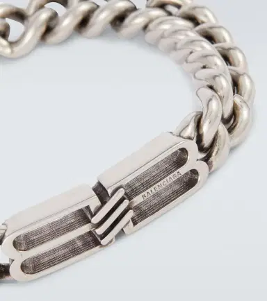 Balenciaga BB brass bracelet | Thumbnail 2