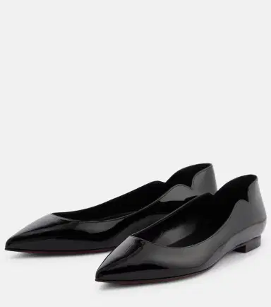 Christian Louboutin Hot Chick leather ballet flats | Thumbnail 2