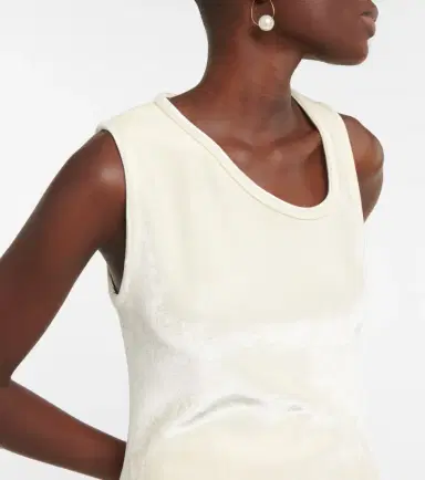 Jil Sander Velvet tank top | Thumbnail 4
