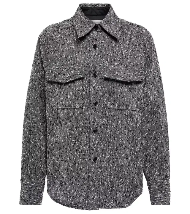 Victoria Beckham Bouclé utility shirt