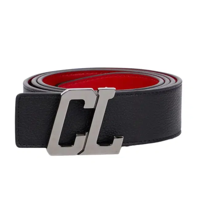 CL logo reversible leather belt
