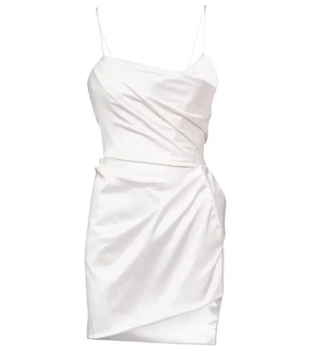 Bridal Venus satin minidress