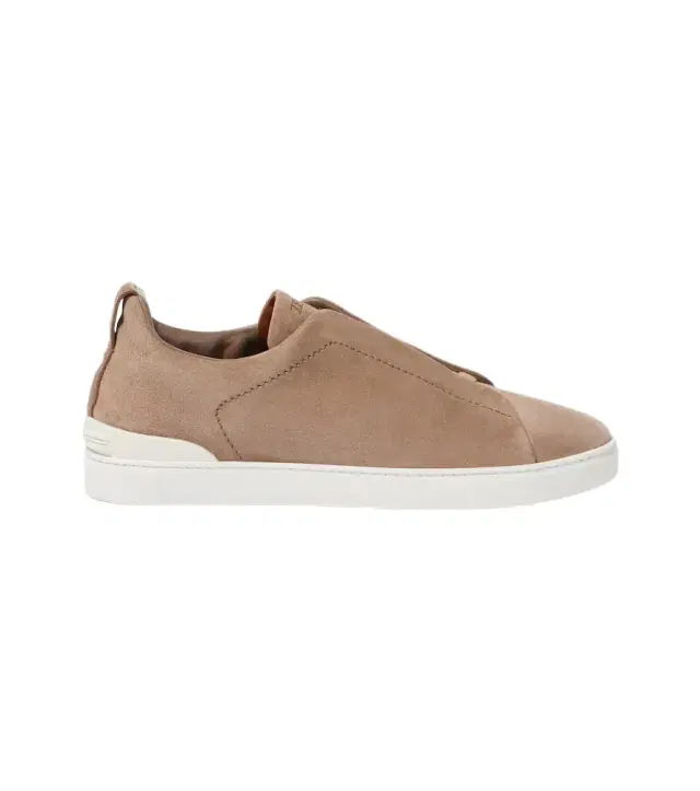 Zegna Triple Stitch suede sneakers