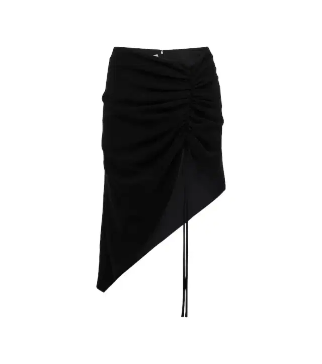 Monot Mônot Asymmetric crêpe midi skirt