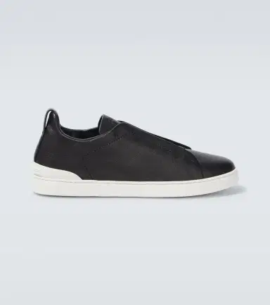 Zegna Triple Stitch leather sneakers | Thumbnail 2