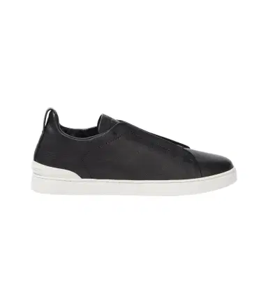 Zegna Triple Stitch leather sneakers | Thumbnail 1