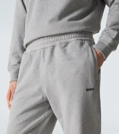 Zegna Logo cotton sweatpants | Thumbnail 5