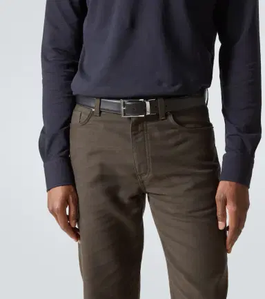 Zegna Leather belt | Thumbnail 3