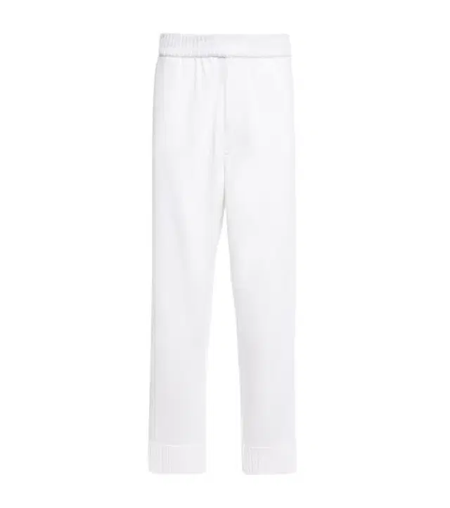 Cashmere and cotton sweatpants